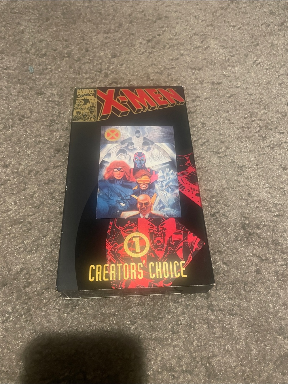 Marvel X-Men VHS Collectible - Black & Red Packaging